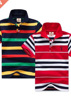 New Boys Striped Summer T-Shirts School Children Clothing Co