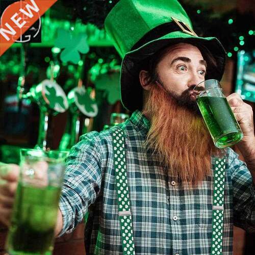 Irish set Irish clover straps St. Patrick's Day high hat two