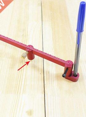360° Round Woodworking Scribe Center Finder Ruler Scribi