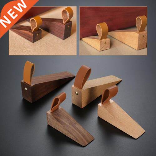 Solid Wood Door Stopper Heightened Creative Door Stop Home W