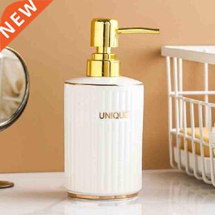 400ml Ceramic Liquid Soap Dispenser Shampoo Bottle Hand