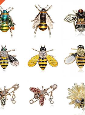 Fashion Enamel Insect Series Brooches Women Men cate Little