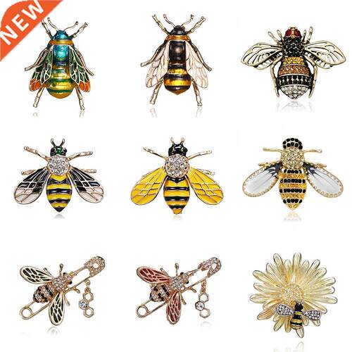 Fashion Enamel Insect Series Brooches Women Men cate Little