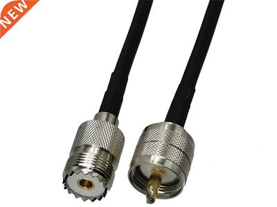 1pcs RG58 UHF PL259 Male Plug to UHF SO239 Female Jack RF Co