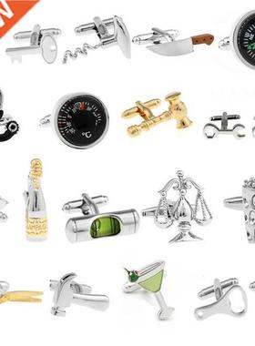 New Factory Price Retail Men's Cufflinks Copper Mate