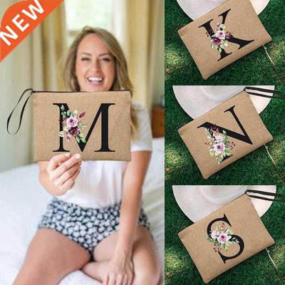 Simple Linen Wristlet Clutch Bag Bachelorette Clutch Beach H