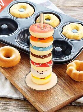 Donut Party Decoration Wooden Donut Stand Children Birthday