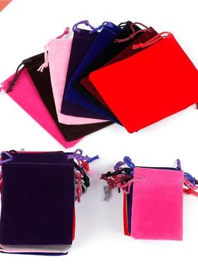 10cs/lot 5x7cm 7x9cm 9x12cm 10x15cm Dawsting Velvet Bags