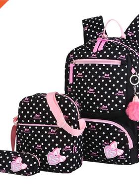 3pcs/set Printing School Bags Backpacks Schoolbag Fashion Ki