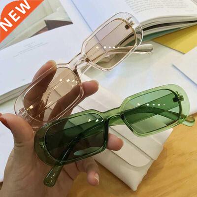 Vintage Square Sunglasses Woman Faion Brand Designer Sun G