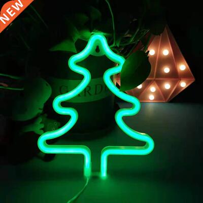 new neon Christmas night lights decoration lights hanging wa