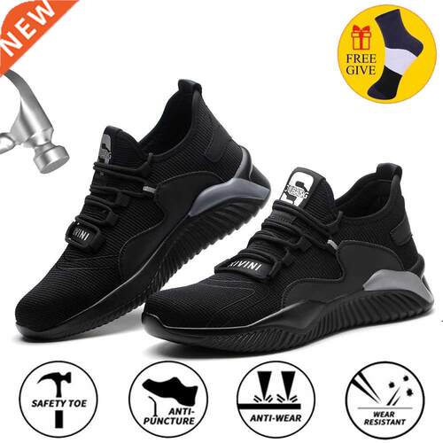 Summer Indeructible Work Shoes With Men eel Toe Cap Safe