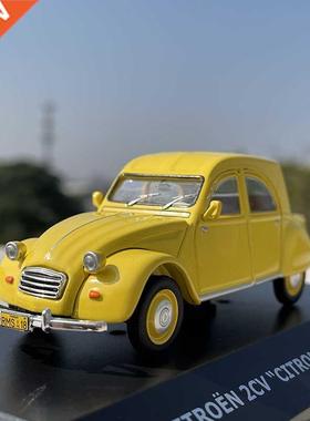 1:43 Scale Citroen 2CV Classic Car Model Alloy Diecast &
