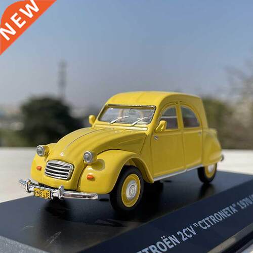 1:43 Scale Citroen 2CV Classic Car Model Alloy Diecast &