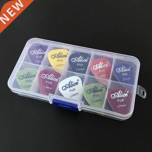 40 guitar picks 1 box case Alice acoustic electric bass pic