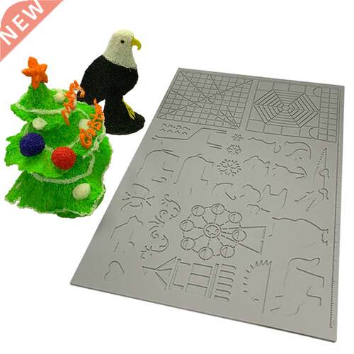 Dikale 3D Printing Pen Silicone Design Mat Template Drawing