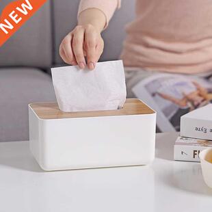 Japanese Tissue Box Wooden Cover Toilet Paper Box Solid Wood