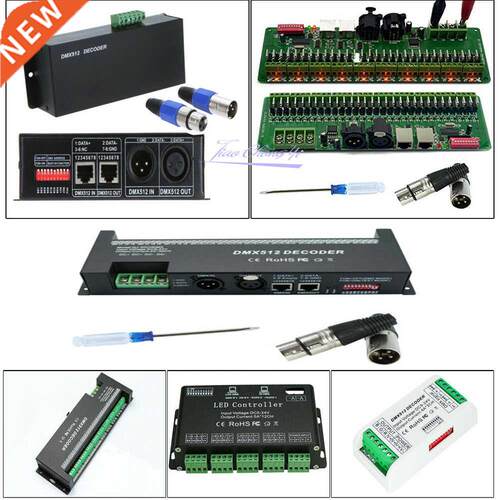 3/4/6/12/30CH 30 Channel DMX512 RG RGW LED controller dmx