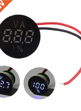 Digital Voltage Indicator 2 Wires 12V 48V 120V Lithium Lead-
