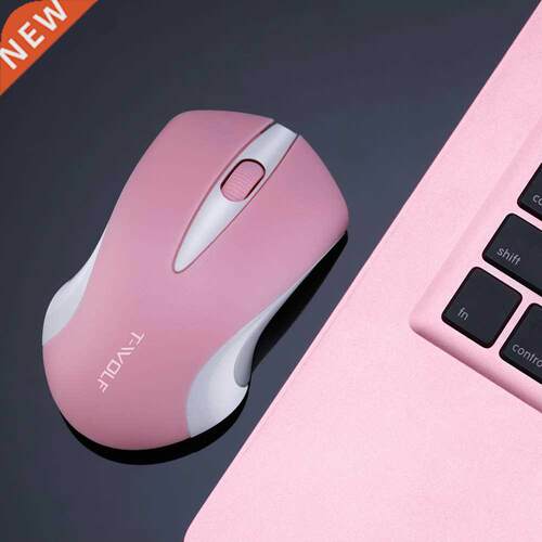 1600dpi Pink Computer Mouse Wireless Mouse Cordless Girl Cut