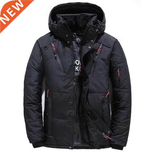 Down Jacket Male Winter Parkas Men -20 Degree White Duck Dow