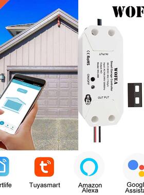 Wofea Tuya Smart WF 2.4G Garage Door Opener Controller Ope