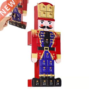 44cm Wood Nutcracker Decorative Ornament Christmas