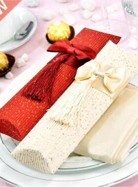 5 PCS/pack Cushion Bag Wedding Favor Paper Card Made Gift