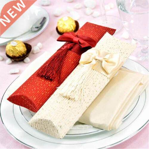 5 PCS/pack Cushion Bag Wedding Favor Paper Card Made Gift