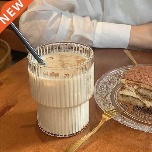 Coffee Cup Glass Nordc Style Cute Water Cup Breakfast Latte