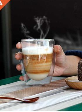 1c 80/650ml Heat esistant Double Wall Tea Glass Cu Bee C