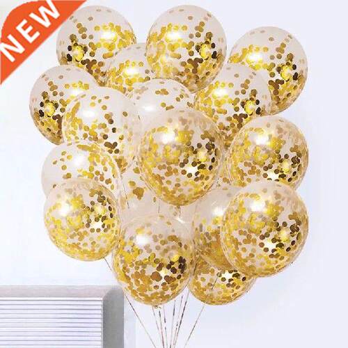 12incher/10pcs lot Glitter Confetti Latex Balloons Romantic