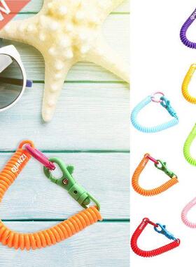 Retractable Spring Coil Keychain Anti-lost For Keys Wallet