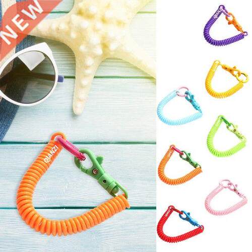 Retractable Spring Coil Keychain Anti-lost For Keys Wallet