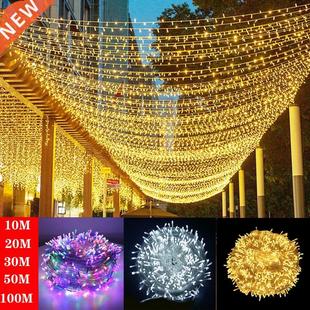 Fairy Lights 10M-100M Led String Garland Christmas Light Wat