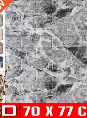 10pcs 70x77x0.5cmcm D Brick Wall Sticker TV Background Wate