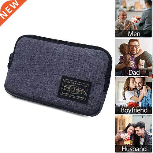Men Small Purse Wallet Short Wallet Nylon Cloth Casual Stude