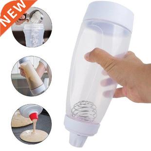 1000mL White Hand Batter Dispenser Batter Mixer Bottle