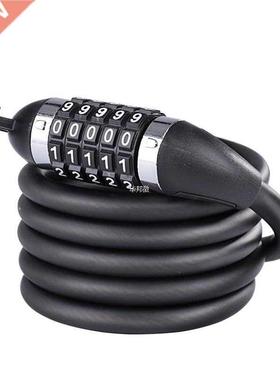 1.8m Anti Theft Bike Lock Steel Wire Safe Bicycle Lock Quali