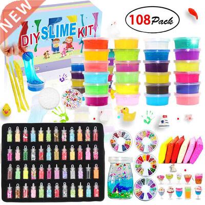 24 Colors Crystal Mud Set Slime Kit Modeling Polymer Clay