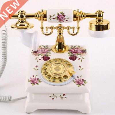 Vintage Phone Rotary Dial Retro Old Fashioned Ceramic