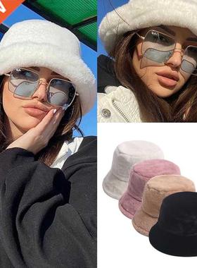 DT054 Winter Outdoor Vacation Lady Panama Black Solid Thicke