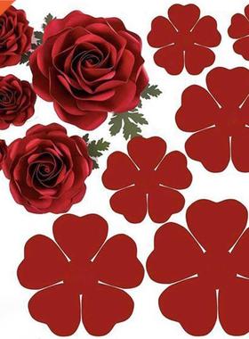 6/pcs New Dies 3D Rose flower Cutting Dies Stencils Scrapboo