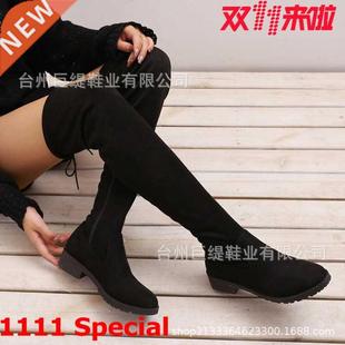 Size 35-43 Thigh-high boots for ladies大码过膝长筒女士皮靴子
