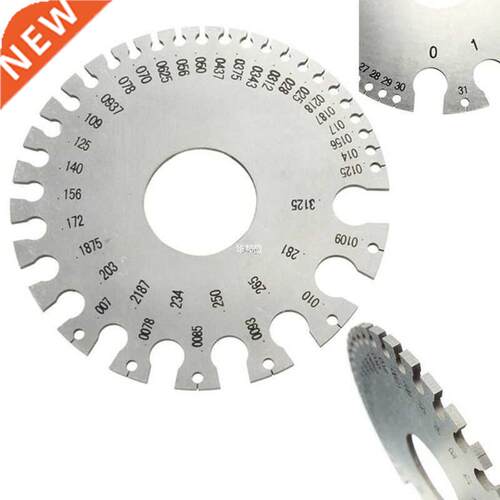 Stainless Steel 0-36 Round AWG SWG Wire Gauge Thickness Meas