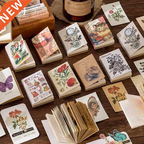 80pcs/lot Memo Pads Sticky Notes Time show paper Junk Journa