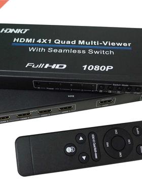 HDMI 4x1 Switch Quad Multi Viewer Splitter Ultra with Seamle
