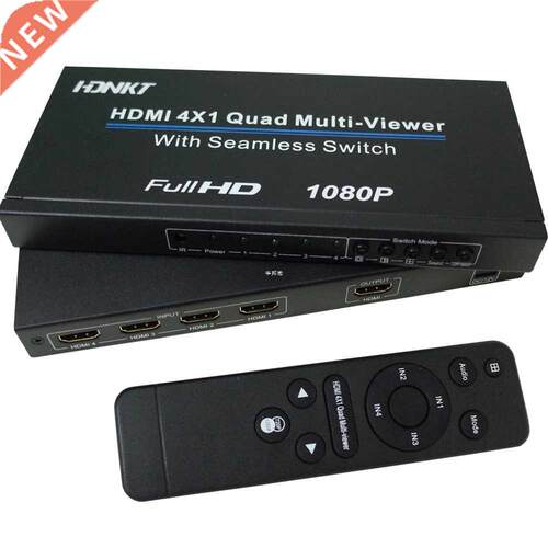 HDMI 4x1 Switch Quad Multi Viewer Splitter Ultra with Seamle