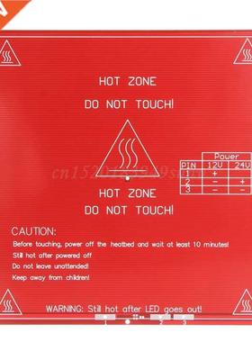 214x214mm 3D Printer PCB Heatbed MK2B Board 12/24 Dual Power