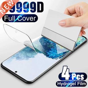 4Pcs Hydrogel Film on the Screen Protector For Samsung Galax